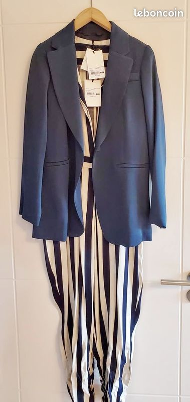Veste bleu TARA JARMON pour Femme - Vestiaire Collective