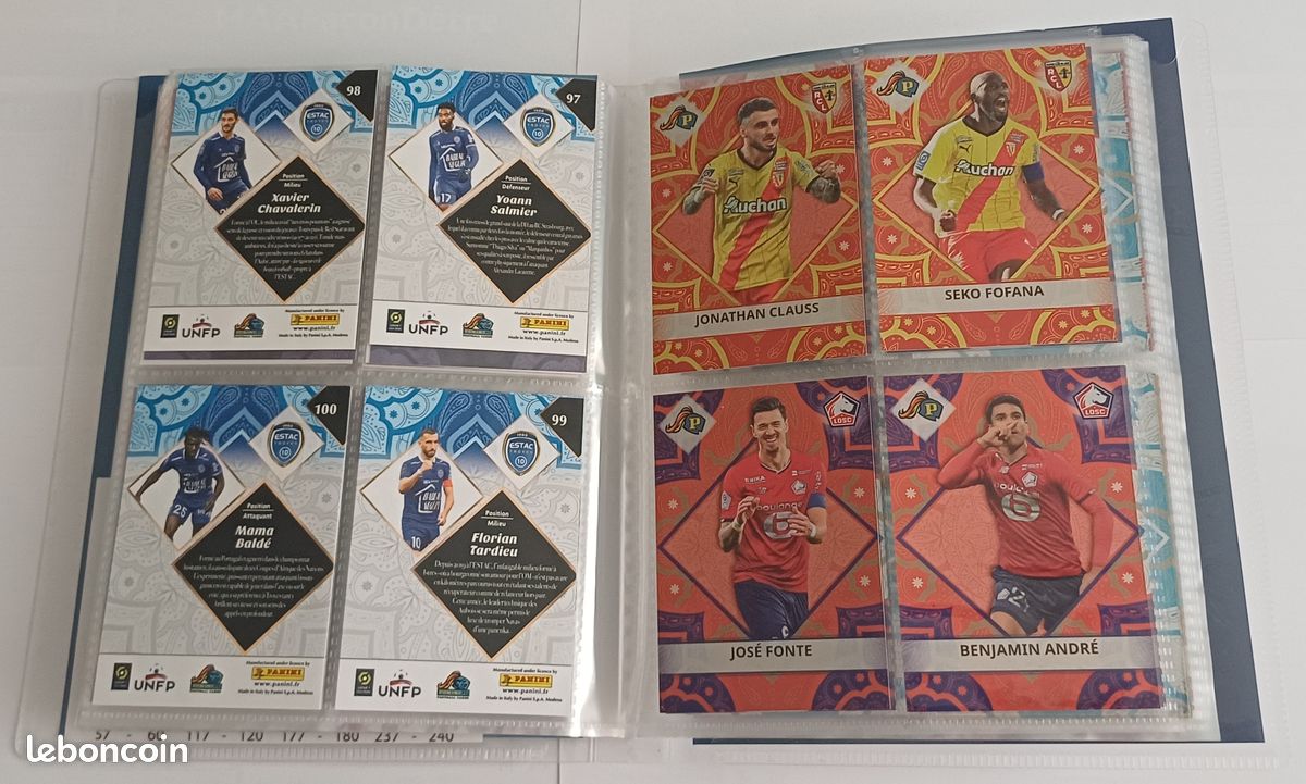 Album De Cartes De Football – 400 Pochettes – 50 Pages – Cuir PU – Fermeture éclair – Transportable