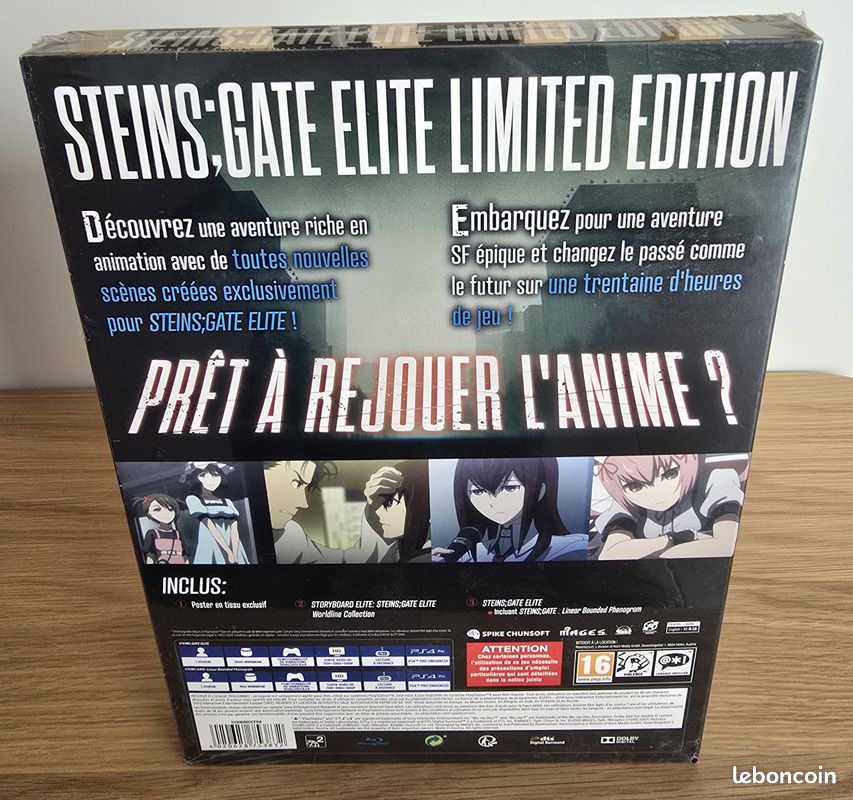 Steins Gate Elite Limited Edition PS4 PlayStation 4 - Neuf sous Blister