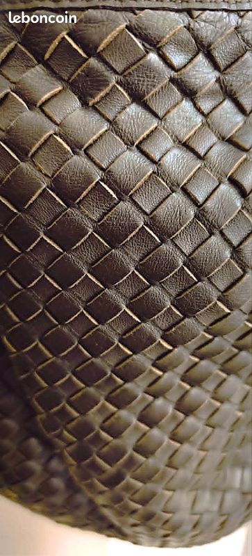 Sac Lancel en Cuir Tressé Porté Epaule ou Main (image 5)