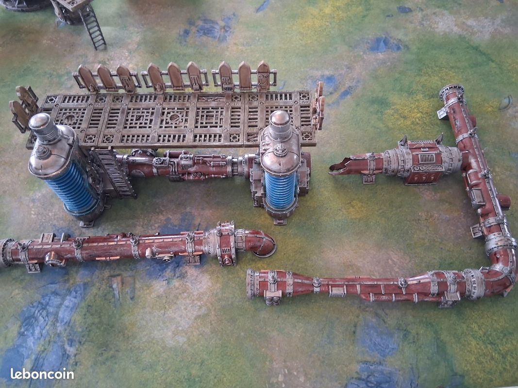 2 elements de decors necromunda/warhammer 40k officiels (image 1)