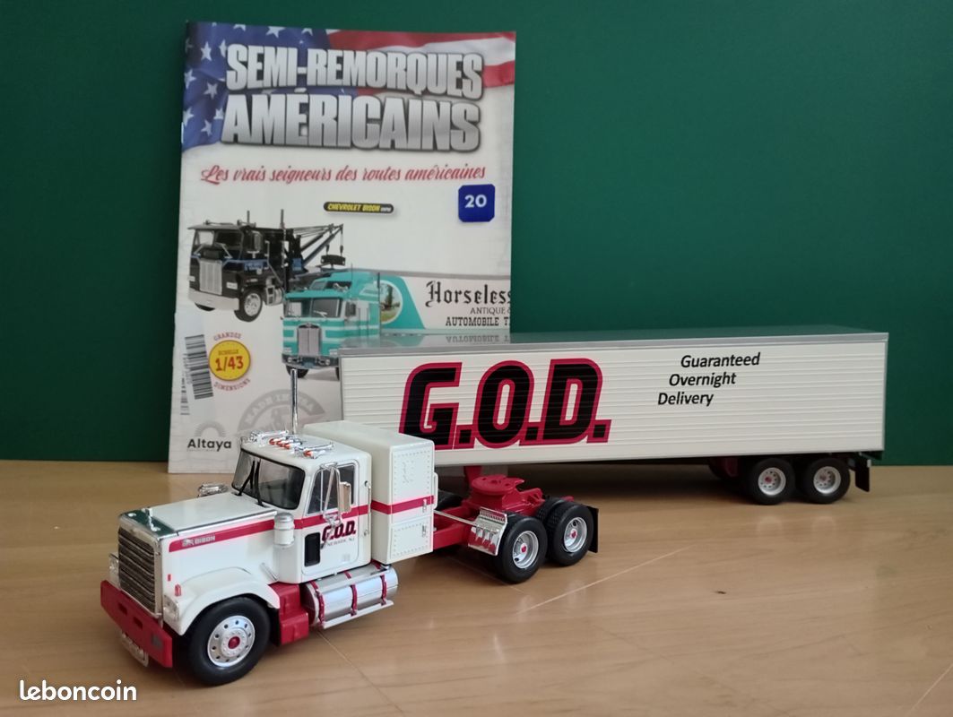 ALTAYA-SEMI REMORQUE AMERICAIN-1/43- #9-FREIGHTLINER Flc120 64t CITERNE Cryoro 186128643540