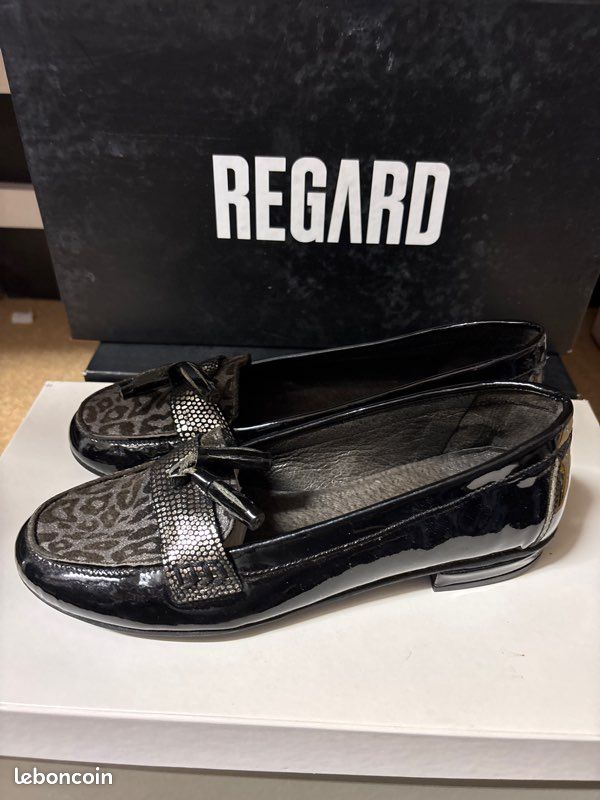 Chaussures femmes Reagrd Moccasin noir 35 (image 3)