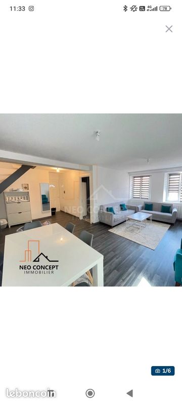 Appartement 3 pièces 90 m² · à Bischwiller · 90 m² · 850 €