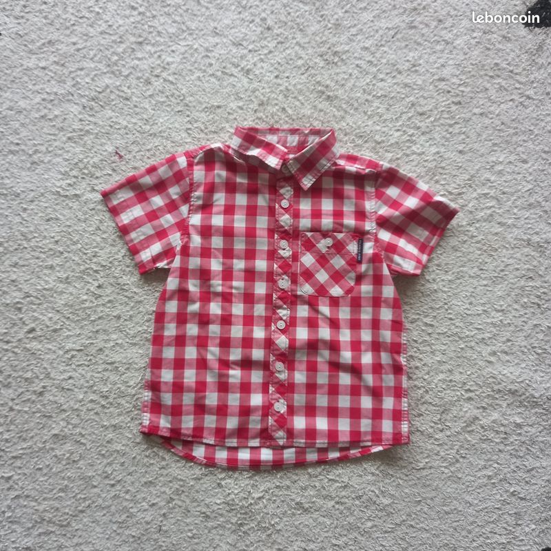 Chemise manche court Polarn o Pyret 2-3/3-4 ans (image 1)