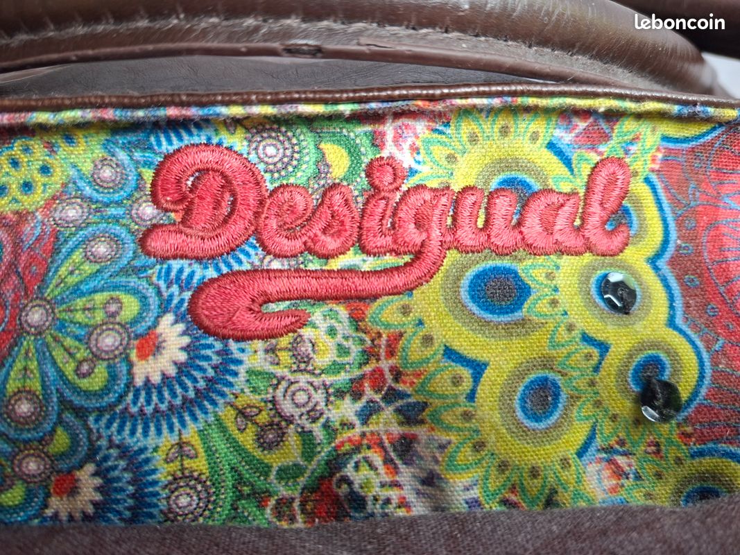 DESIGUAL, grand sac à main, avec 2 anses et bandoulière (image 2)