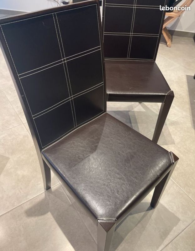Ensemble table + 4 chaises + buffet + console (image 2)