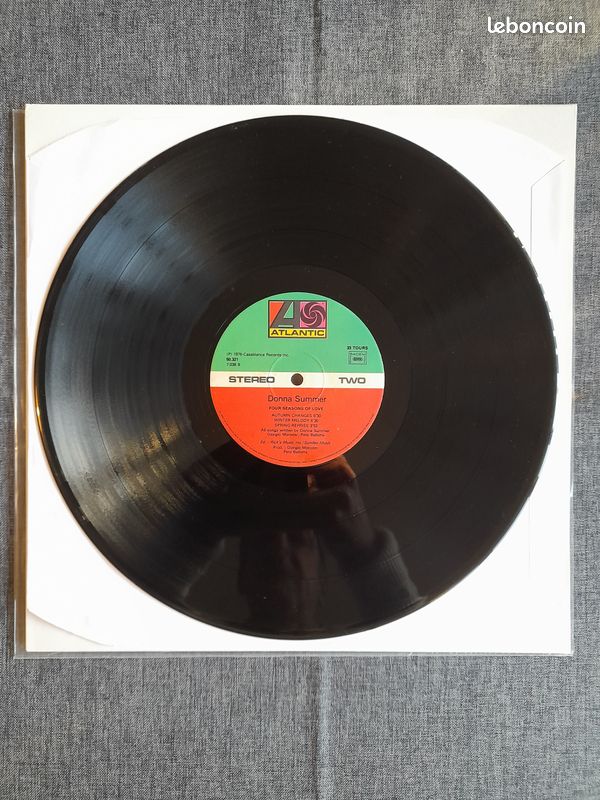 DISQUE VINYLE Donna Summer – Four Seasons Of Love (France, 1976) Atlantic – 50.321 (image 2)