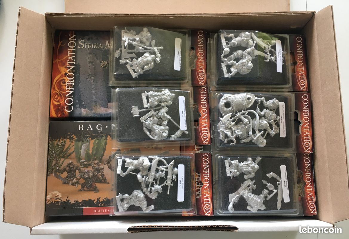 Bran-O-Kor Army Box - Tribu Des Terres Rouges - Rackham - Neuf - Figurines Non Peintes