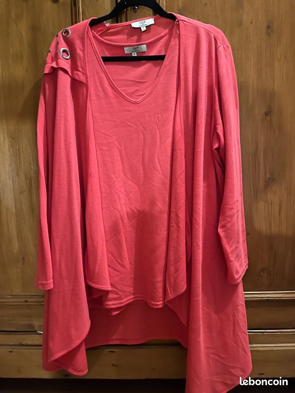 Neuf-très jolie ensemble rose corail JMP taille Vêtements