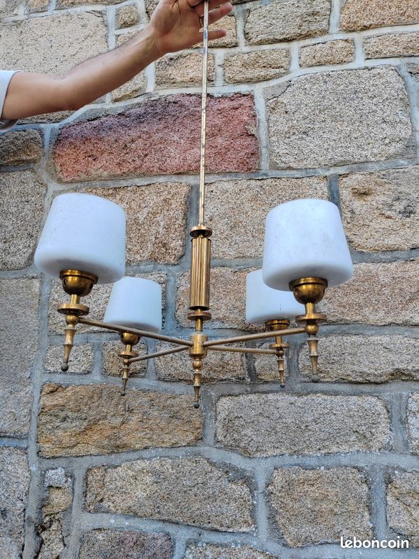 Lustre laiton et céramique (image 3)