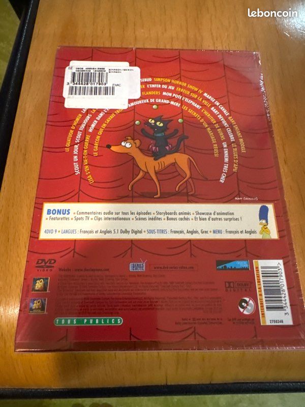 Les Simpson Saison 5 (Coffret DVD sous blister) (image 2)