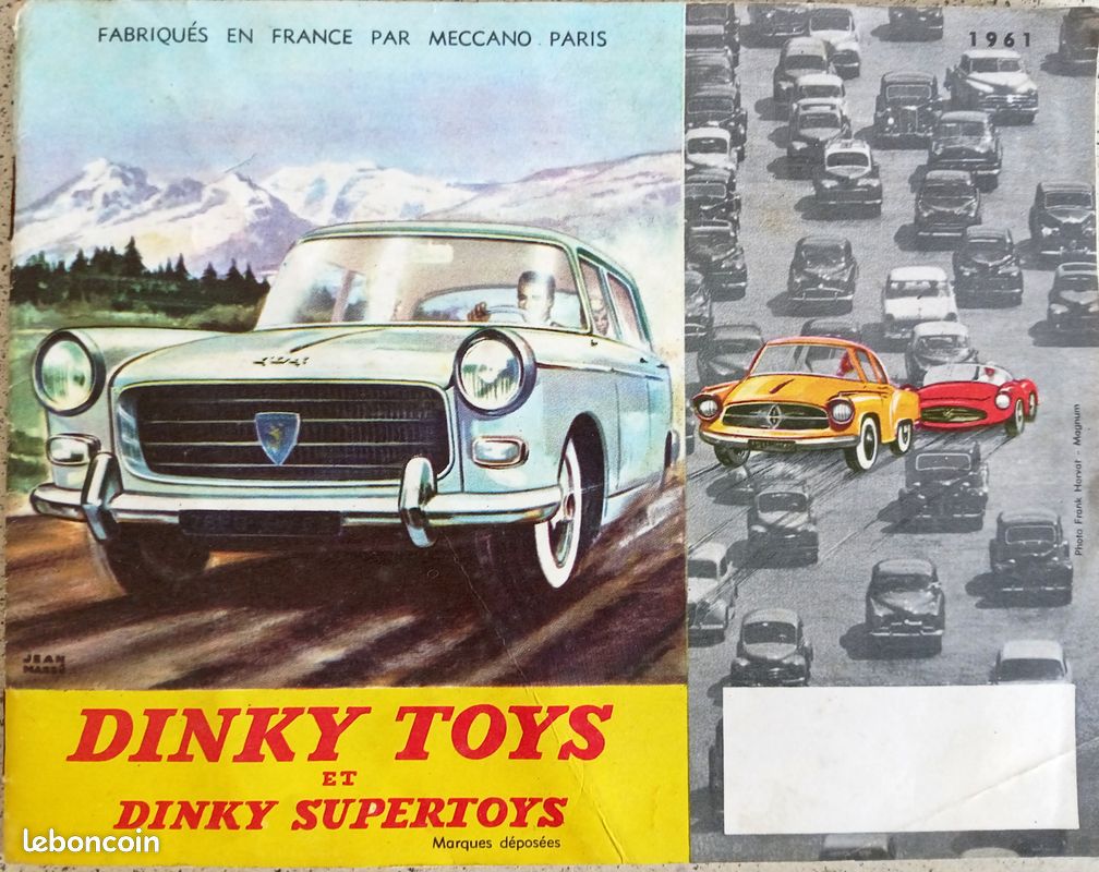Catalogue Dinky Toys 1961 Vintage - 20 Pages Avec Tampon Détaillant De Marseille