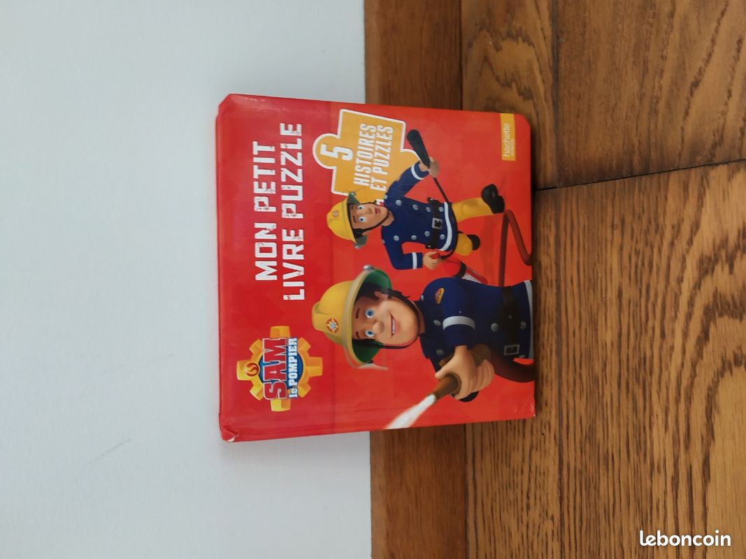 Mon petit livre puzzle Sam le pompier (image 1)