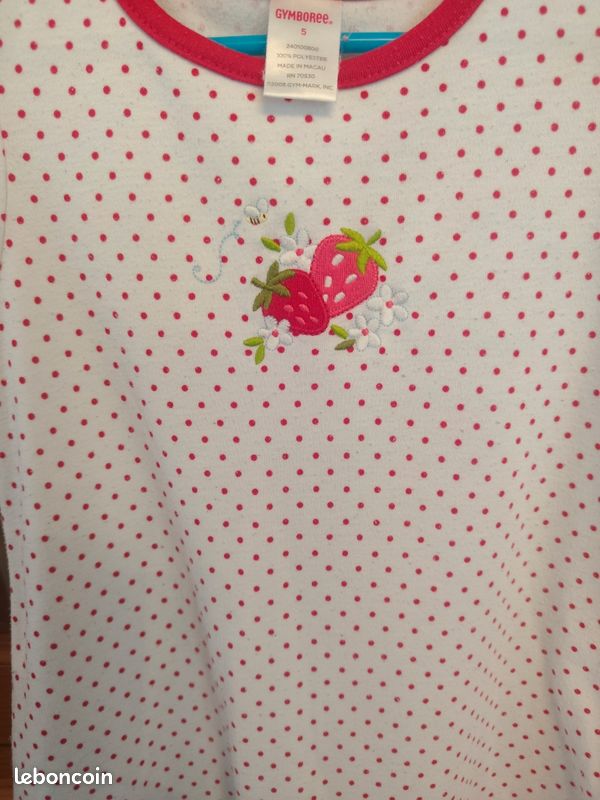 Chemise de nuit fille 6 ans Gymboree (image 4)