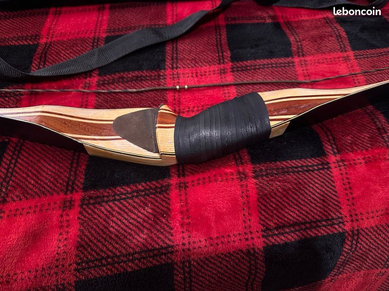 Arc De Chasse Recurve Martin MTDL 62 Pouces - Occasion, Longueur De Traction 28", Couleur Marron
