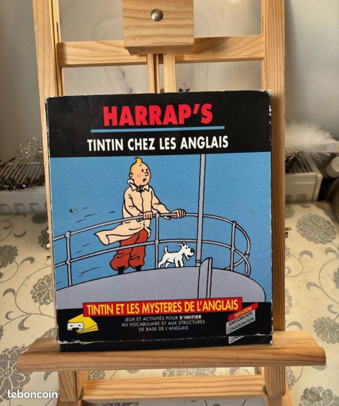 Harrap's Tintin chez les Anglais Initiation à l'anglais Livre/Cassette (image 1)