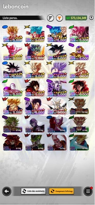 5 meilleurs sites pour acheter des comptes Dragon Ball Legends