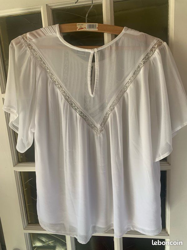 Chemisier blanc Pimkie t 40/42 (image 3)