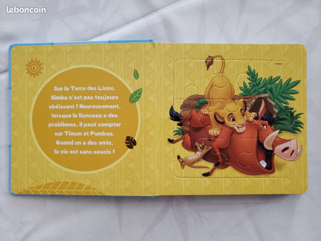 Livre puzzle Disney animaux (image 2)