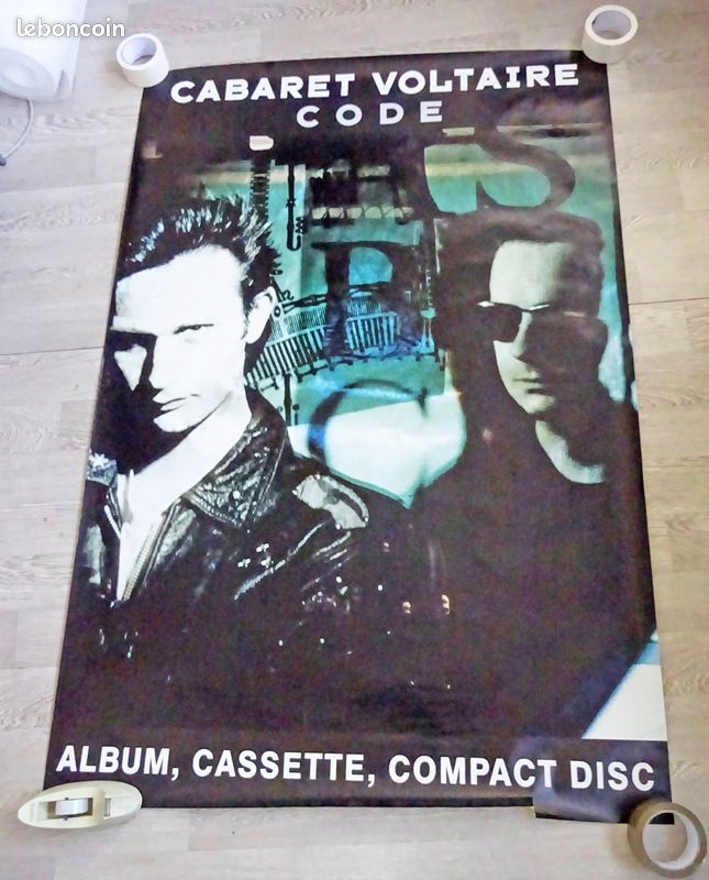 Affiche cabaret Voltaire 101x151cm - 1987 - Collection