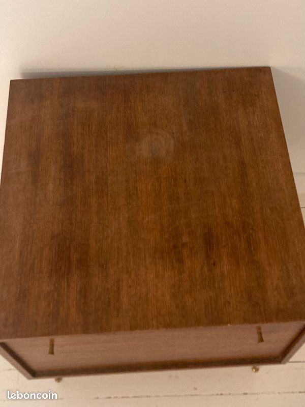 Mid-century Commode Design Vintage Bois Scandinave (Bar) (image 2)