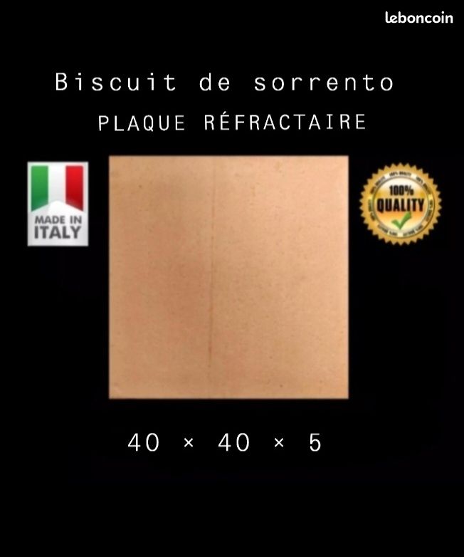 Biscuit de sorrento - Sole réfractaires (image 1)