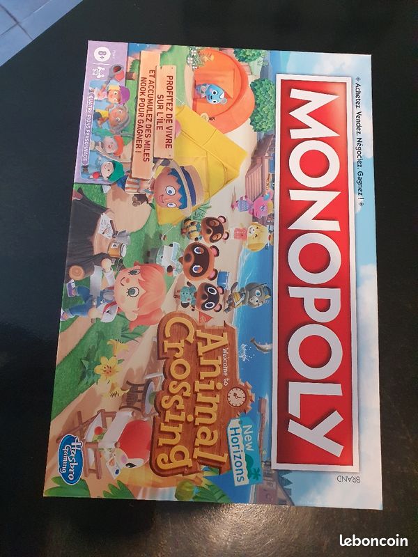 Monopoly Animal Crossing New horizons Hasbro gaming neuf Nintendo jeu de Société switch enfants kdo (image 1)