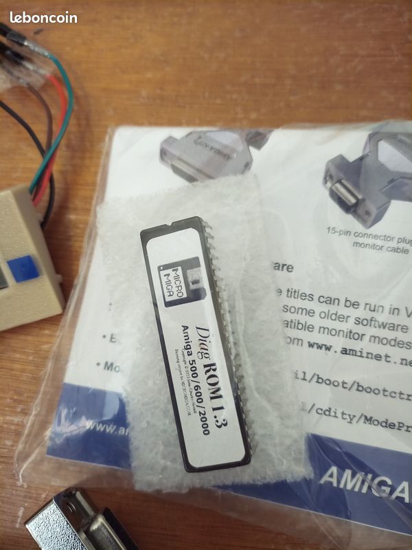 Adaptateur Amiga 2 en 1 SCART vers GBS-8200 GBS-8220 VGA 15KHz pour