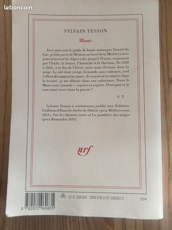 Blanc de Sylvain Tesson (image 3)