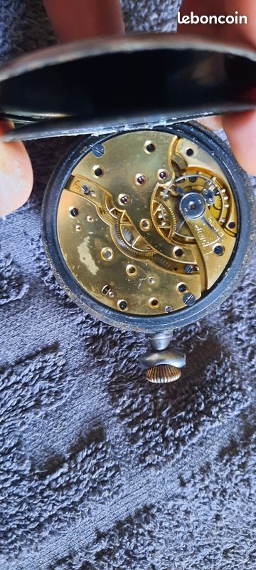 Montre à Gousset Vintage LIP Chronolip - Mécanique, Boîtier Métal - Pièce Ancienne