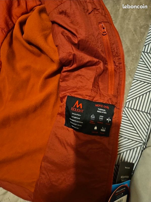 Veste softshell Tatras orange fluo et marine - Lafont