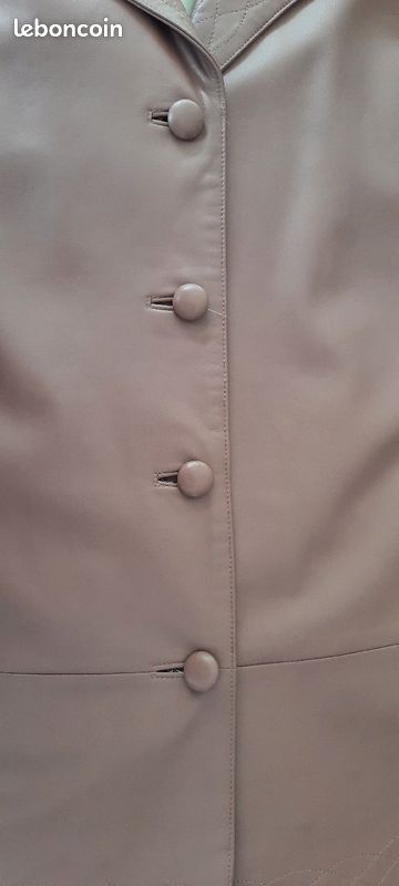 Manteau cuir vintage tbe (image 4)