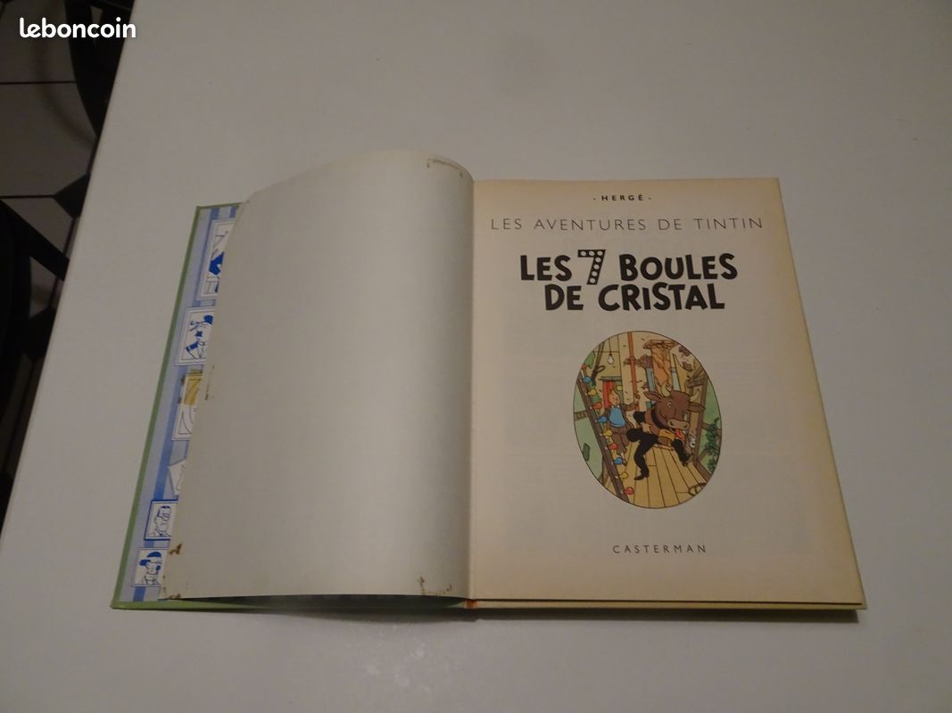 Bd : tintin 13 : les 7 boules de cristal . B36 (image 9)