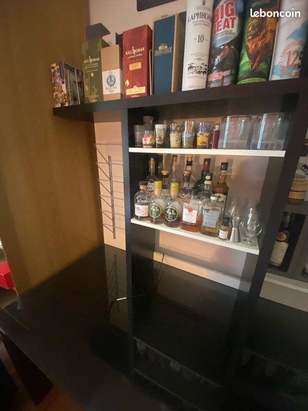 Bureau bois et verre (image 3)