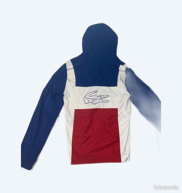 Survêtement Lacoste sport (veste et pantalon)Bleu Blanc Rouge