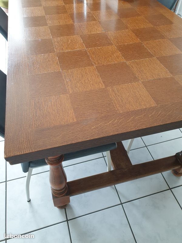 Vends table salle à manger en chêne (image 2)