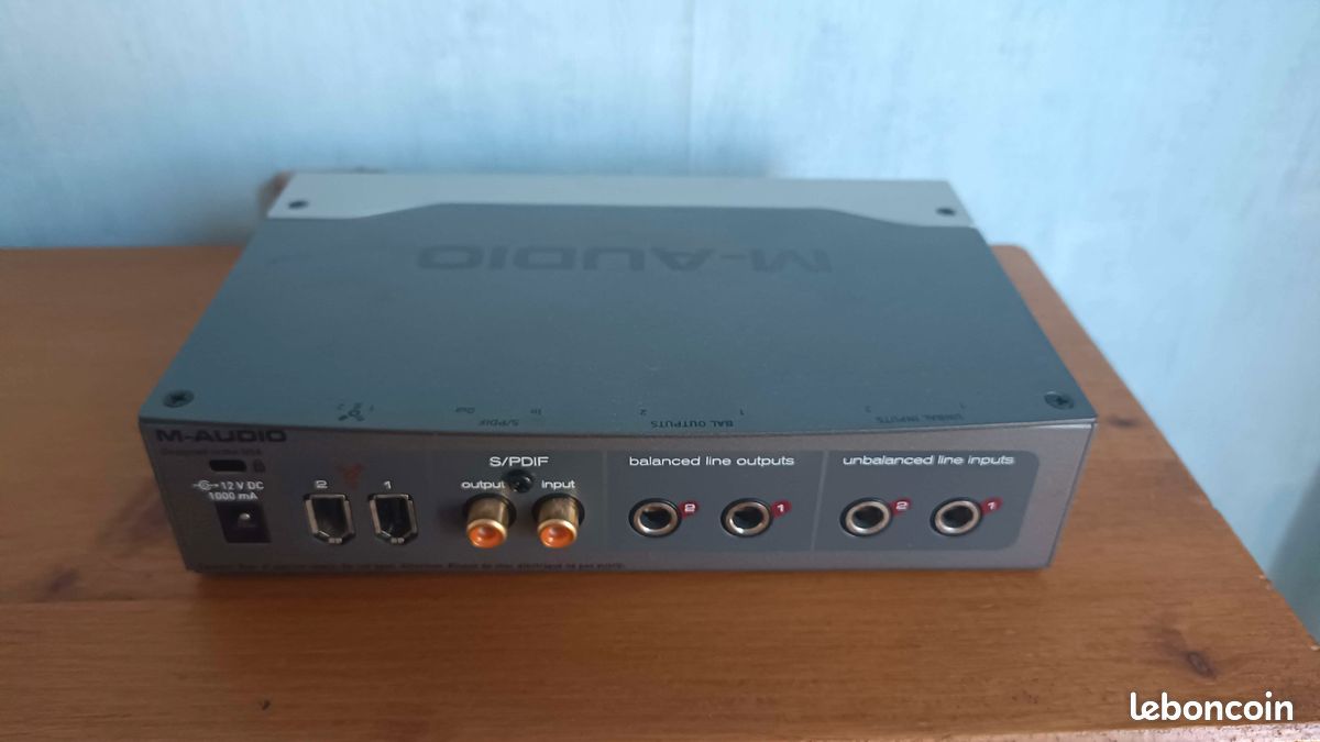 Carte son M-Audio Firewire Solo (modèle US35030) (image 2)