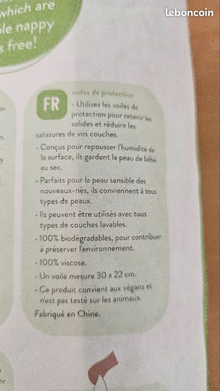 Lot de couches lavables Bum diapers avec voiles et inserts supplémentaires (image 7)