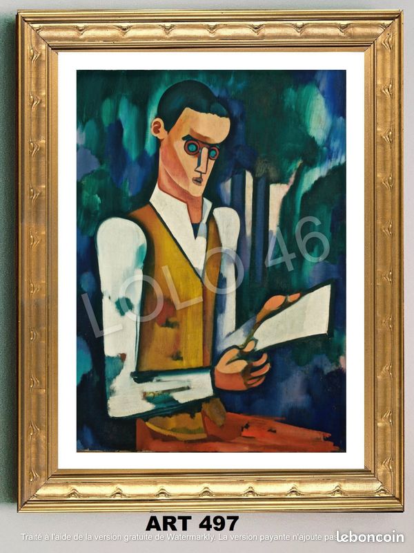 10 tableaux de Amadeo de SOUZA-CARDOSO de 1914 à 1917. Reproductions. Art abstrait collages scrapbooking. PACK N°1 (image 2)