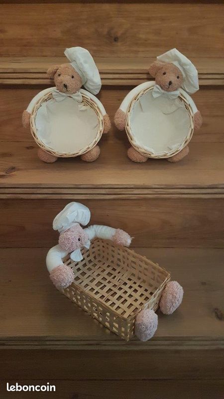 Petit panier en osier ancien - Décoration