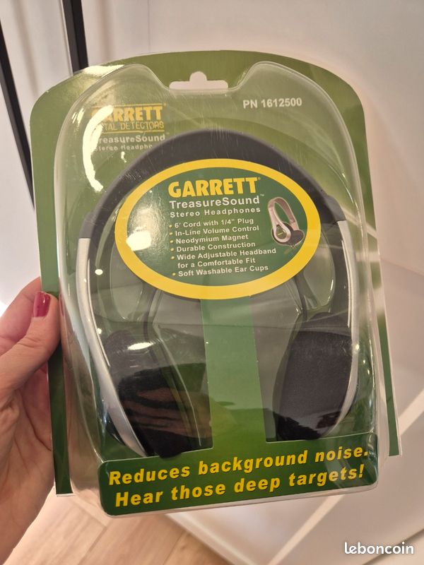 Detecteur Metaux Garrett Casque Garrett Clearsound - Prise Jack 6.35 Mm Détecteur De Métaux Detecteur Metaux Garrett Casque Garrett Clearsound - Prise Jack 6.35 Mm Détecteur De Métaux