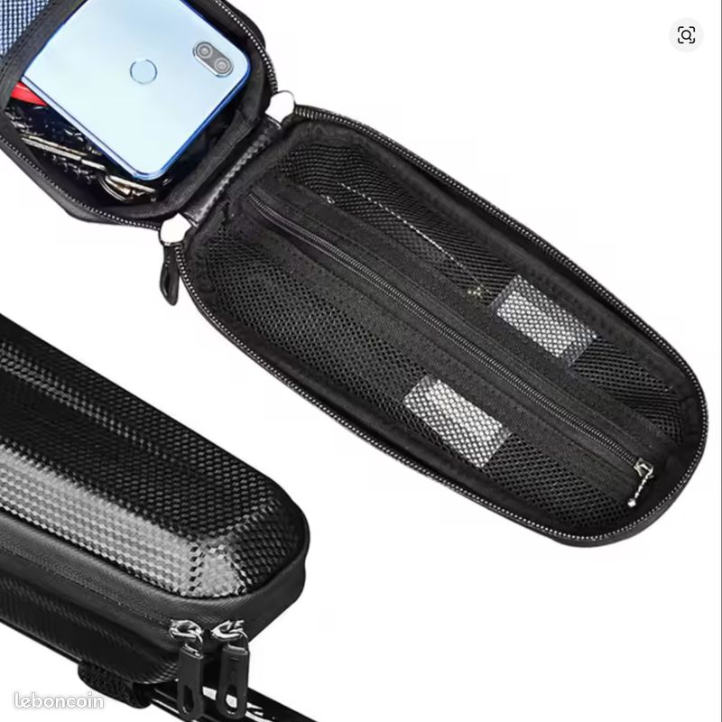 Sacoche Étanché Pour Tube Supérieur De Vélo - Sac De Cadre Avant Avec Fixation Universelle Pour VTT, Gravel Et Route