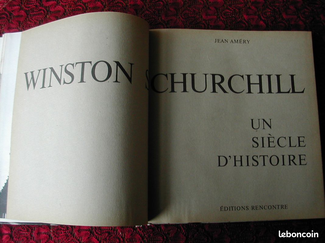 WINSTON CHURCHILL UN SIÈCLE D'HISTOIRE par Jean Améry 1965 Edit. Rencontre XXème (image 3)