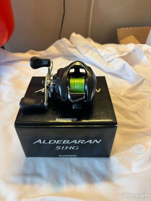 Moulinet De Lancer Shimano 09 ALDEBARAN Mg7 - Occasion, Poignée Droite Personnalisée, Japon
