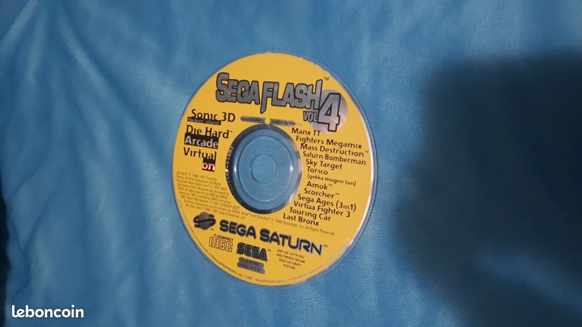 CD sega flash 4 saturn - Jeux vidéo