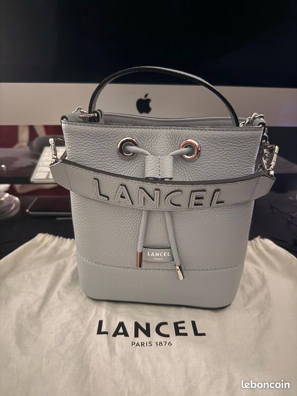 đ Sac seau Ninon mini â Lancel â Bleu ciel (image 1)