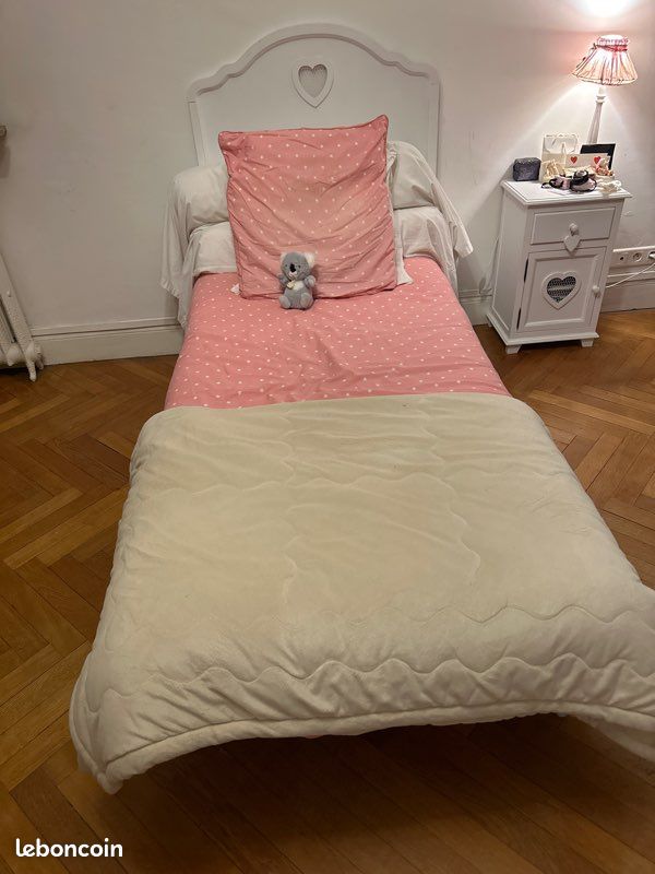 Sommier et matelas 1 place (image 1)