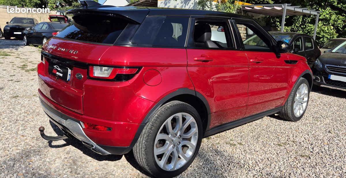Tres belle range rover evoque hse PHASE 2 dynamic mark iv 2.0 td4 150 ch annee 2017 131 000 km toit panoramique gps cuir xenon camera 1er proprietaire carnet complet land rover 16 990 (image 4)