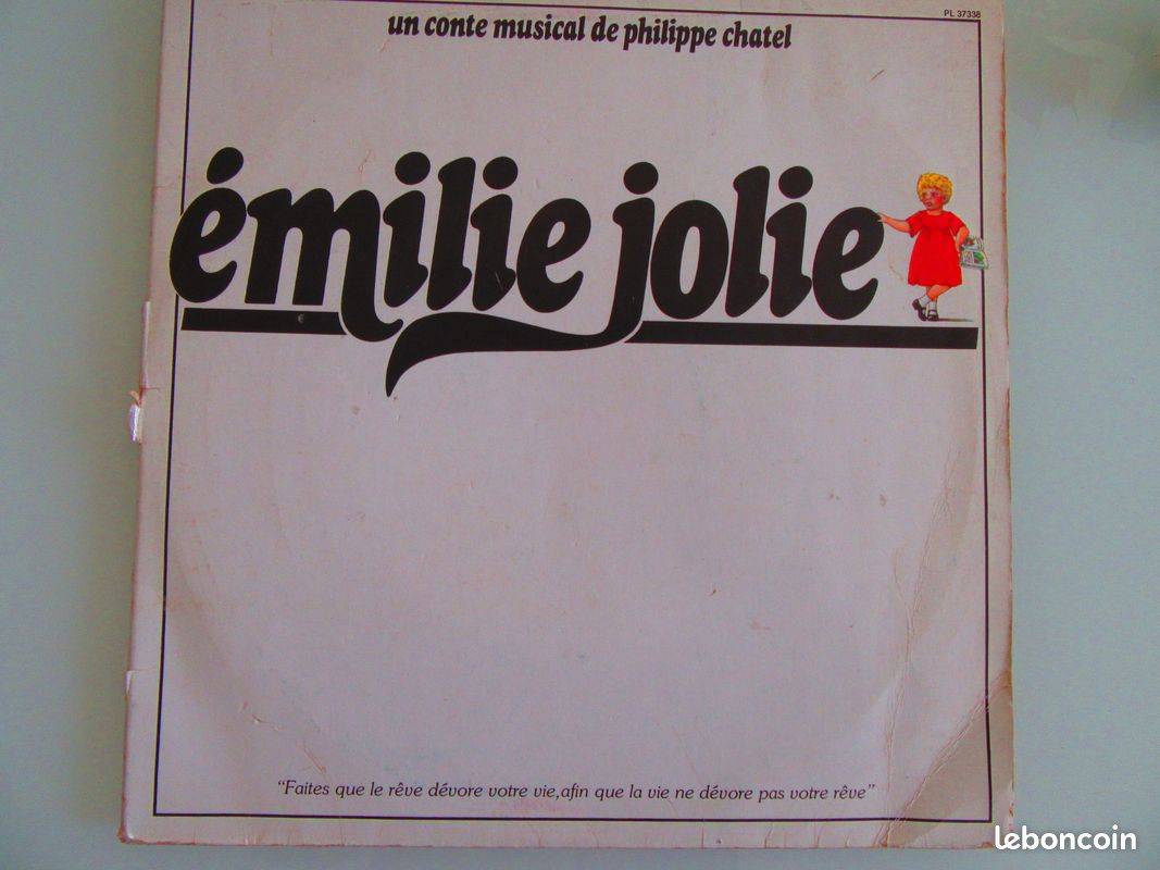 Disque vinyle emilie jolie (image 1)
